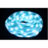 10m Candy Ropelight - Aqua and White
