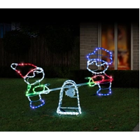Elf See-Saw Rope Light Motif