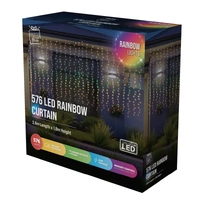 LED Rainbow Curtain 3.6m x 1.8m  Light 