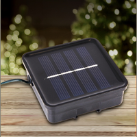 11.9m Warm White Solar Fairy Lights - 240