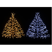 LED Silver Sparkle Wall Tree-60cm - FREE SHIPPING