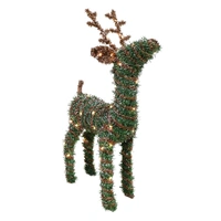 66cm LED Reindeer - Snowy Forest Tinsel 