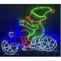 Elf Motorbike Crew Rope Light Motif 