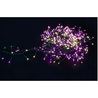 10.4m Pink and Warm White Cluster Light