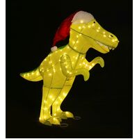 125cm LED Mesh Tinsel Dinosaur - avail October 2024
