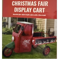 Christmas Floral Market Cart 