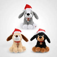 Musical Christmas Grey Puppy Flapping Ears - Avail Oct 2025