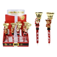 Resin Character Jingle Bell Pen(Santa)