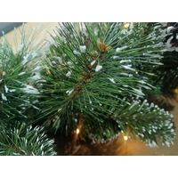 270cm Warm White Prelit Decorated Christmas Garland