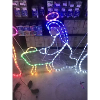 6 Piece Large Nativity Rope Light Motif