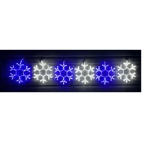 6 Snowflakes Rope Light Motif - FREE SHIPPING