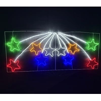 10 Stars Rope Light Motif
