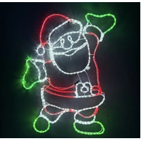 Santa Dancing Rope Light Motif 