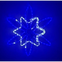 64cm White/Blue North Star Motif 