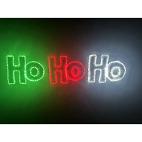 Tinsel HOHOHO Rope Light Motif