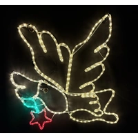 Dove with Star Rope Light Motif 