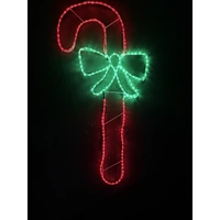 127cm Tall Candy Cane Rope Light Motif