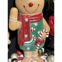 92cm Resin Peppermint Candy Gingerbread Boy