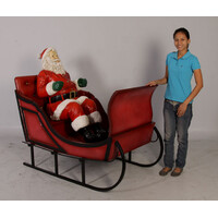 Large Sitting Santa for Jumbo Sleigh 
