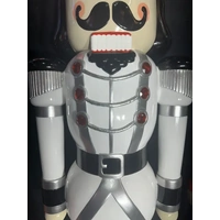Nutcracker Soldier 6 foot  -White/Silver/Black