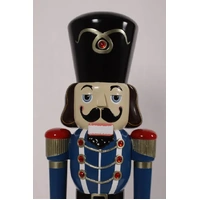 4' Nutcracker Soldier - blue jacket