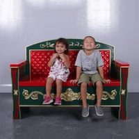 Large Resin Christmas Bench 