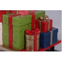 Resin Sleigh with Gifts