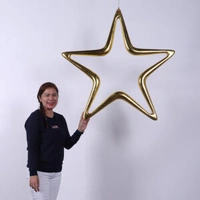 40" Gold Resin Christmas Star