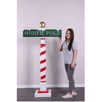 6' Resin North Pole Sign -sold out