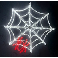 Halloween Spider Web Rope Light Motif