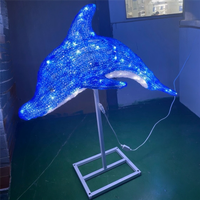 3D Dolphin Motif 