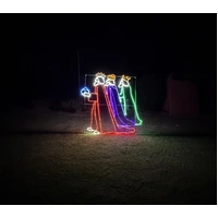 Large 3 Wise Men Rope Light Motif