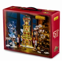 Lemax The Village Square Clock Tower Set 