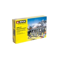 NOCH 58660 Quarrystone Straight Viaduct - 37cm long