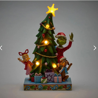 Grinch Cindy Max Peeping LED Tree