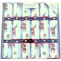 Robin Reed Traditional Santa Crackers - 6 PK