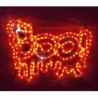 BOO Halloween Rope Light Motif 