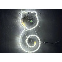 White Cat Rope Light Motif 
