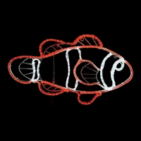 Clown Fish Rope Light Motif