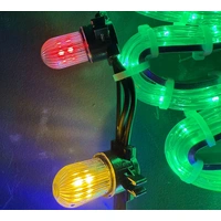 Grinch Stealing Christmas Lights Rope Light Motif