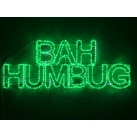 Bah Humbug Grinch  Christmas Rope Light Motif
