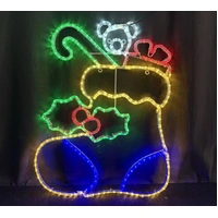 Christmas Stocking Rope Light Motif 