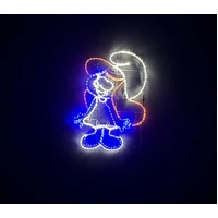 Blue Elf Girl Rope Light Motif