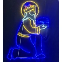 Wiseman Kneeling Rope Light Motif 