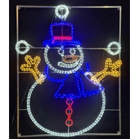 Juggling Snowman Rope Light Motif 