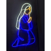 Mary Nativity Rope Light Motif