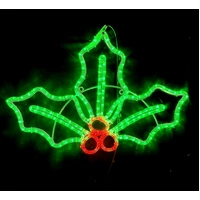 Green Holly Rope Light Motif