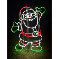 Santa Dancing Rope Light Motif