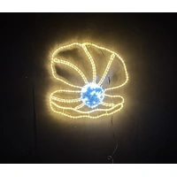 Pearl Clam Rope Light Motif 