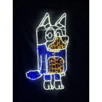 Dad Blue Dog Rope Light Motif 